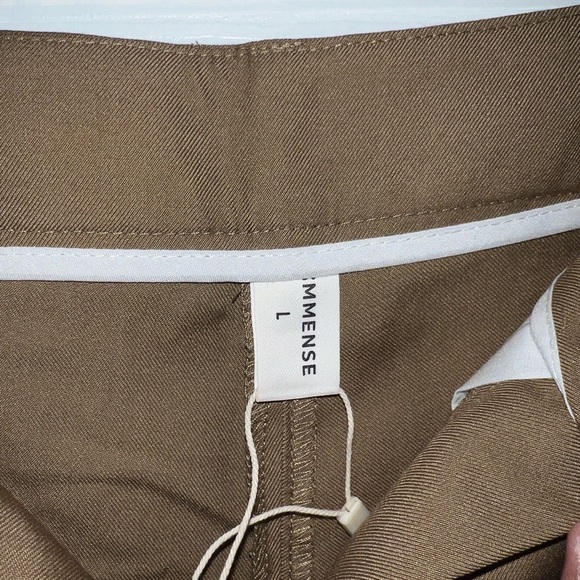 Commense Utility Asymmetrical Full Length Wide Leg Trousers. - Picture 6 of 9